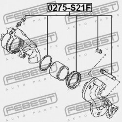 JAVÍTÓ KÉSZLET, ELSŐ FÉKNYEREG NISSAN VANETTE S21 1999.06- JP 41120-HA025