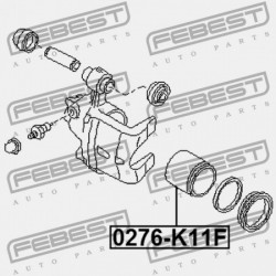 ELSŐ FÉKNYEREG DUGATTYÚ NISSAN SUNNY B14 1994.01-1999.08 JP 41121-01A01