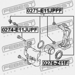 ELSŐ FÉKNYEREG DUGATTYÚ NISSAN TIIDA JPN MÁRKA C11 2005.08-2012.06 GL 41121-21C01