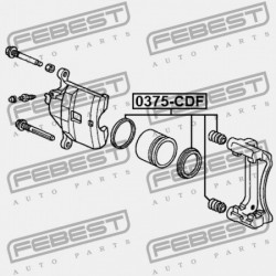 JAVÍTÓKÉSZLET, ELSŐ FÉKNYEREG HONDA CR-V RD1 1996-2001 GN 01463-SM4-A00