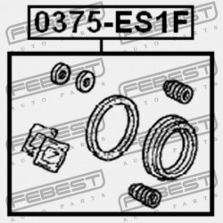 JAVÍTÓKÉSZLET, ELSŐ FÉKNYEREG HONDA CIVIC ES1 2001-2005 EU 01463-SAA-900