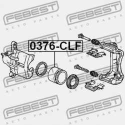 ELSŐ FÉKNYEREG DUGATTYÚ HONDA CR-V RD1 1996-2001 GN 45216-SM4-003