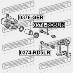 HÁTSÓ FÉKNYEREG DUGATTYÚ HONDA INTEGRA 4D DB6 JP 43215-SH3-931