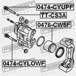 ELSŐ FÉKNYEREG VEZETŐ PERSELY MITSUBISHI LANCER CY,CZ 2007.03-2013.02 EUR MR475896