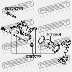 JAVÍTÓKÉSZLET, ELSŐ FÉKNYEREG MITSUBISHI ATTRAGE A13 2013-2014 4605B010