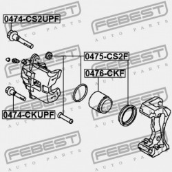 JAVÍTÓKÉSZLET, ELSŐ FÉKNYEREG MITSUBISHI LANCER,LANCER CEDIA CS,CT 2000.03-2009.08 JPN MR569233