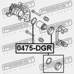 JAVÍTÓKÉSZLET, HÁTSÓ FÉKNYEREG MITSUBISHI CARISMA DA1-6A 1995.05-2003.12 EUR/NEDCAR M345677