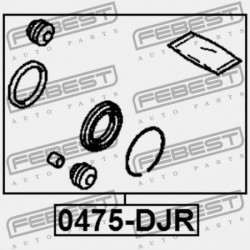 JAVÍTÓKÉSZLET, HÁTSÓ FÉKNYEREG MITSUBISHI GALANT E55A/E75A 1992-1996 MR129588