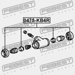 HÁTSÓ FÉKHENGER JAVÍTÓ KÉSZLET MITSUBISHI LANCER CY 2007-2017 4610A007