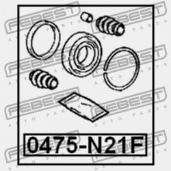 JAVÍTÓKÉSZLET, ELSŐ FÉKNYEREG MITSUBISHI LANCER/MIRAGE CJ-CP 1995.08-2000.08 JPN MB699175