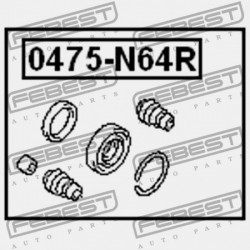 JAVÍTÓKÉSZLET, FÉKNYEREG HÁTUL MITSUBISHI LANCER,LANCER CEDIA CS,CT 2000.03-2009.08 JPN MB857337