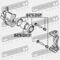 ELSŐ FÉKNYEREG DUGATTYÚ MITSUBISHI CARISMA DA1-6A 1995.05-2003.12 EUR/NEDCAR MR249212