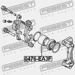 ELSŐ FÉKNYEREG DUGATTYÚ MITSUBISHI GALANT E55A/E75A 1992-1996 MR128129