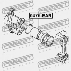 HÁTSÓ FÉKNYEREG DUGATTYÚ MITSUBISHI LANCER,LANCER CEDIA CS,CT 2000.03-2009.08 JPN MB534404