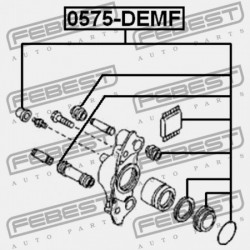 JAVÍTÓKÉSZLET, ELSŐ FÉKNYEREG MAZDA DEMIO DW 1996-1999 JP D0Y1-33-26Z