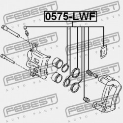 JAVÍTÓ KÉSZLET, ELSŐ FÉKNYEREG M MAZDA MPV LW 1999-2003 JP LAY3-33-26Z