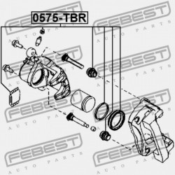 JAVÍTÓKÉSZLET, HÁTSÓ FÉKNYEREG MAZDA CX-7 ER 2007-2009 EU L2Y6-26-46ZA