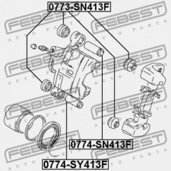 FÉKNYEREG VEZETŐ PERSELY ELÖL SUZUKI BALENO/ESTEEM SY413/SY415/SY416/SY418/SY419 1995-2001 5519161G50