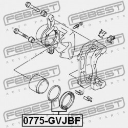 JAVÍTÓKÉSZLET, ELSŐ FÉKNYEREG SUZUKI GRAND VITARA/ESCUDO JB416/JB420/JB627 2006-2014 55830-50J00