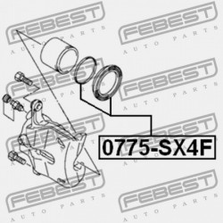 JAVÍTÓKÉSZLET, ELSŐ FÉKNYEREG SUZUKI SX4 RW415/RW416/RW419/RW420 2006-2013 55830-79J10