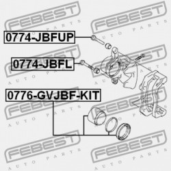 ELSŐ FÉKNYEREG DUGATTYÚ JAVÍTÁSA SUZUKI GRAND VITARA/ESCUDO JB416/JB420/JB627 2006-2014 55840-65J00
