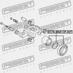 ELSŐ FÉKNYEREG DUGATTYÚ JAVÍTÁS SUZUKI JIMNY SN413 1998-2018 55830-78A00