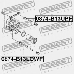 ELSŐ FÉKNYEREG VEZETŐ PERSELY SUBARU IMPREZA G11 2000.02-2007.04 JP 26631-KE000