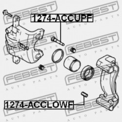 FÉKNYEREGVEZETŐ PERSELY ELÖL HYUNDAI ACCENT 00 (1999-) GEN 58162-32300