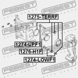 ELSŐ FÉKNYEREG VEZETŐ PERSELY HYUNDAI SONATA EF 02 2001-2006 DOM 58161-33000