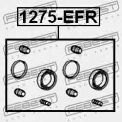 JAVÍTÓKÉSZLET, HÁTSÓ FÉKNYEREG HYUNDAI TUCSON 2004-2010 58303-38A10