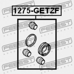JAVÍTÓKÉSZLET, ELSŐ FÉKNYEREG HYUNDAI ACCENT 00 (1999-) GEN 58102-25A00