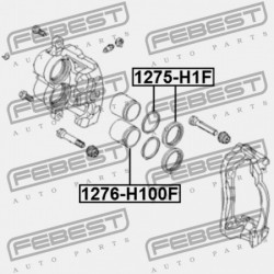 JAVÍTÓKÉSZLET, ELSŐ FÉKNYEREG HYUNDAI H-1 07 (2007-2015) GEN 58114-4H000