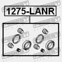 JAVÍTÓKÉSZLET, HÁTSÓ FÉKNYEREG HYUNDAI ELANTRA/LANTRA 00 (2000-) CIS 58303-28A00