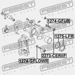 JAVÍTÓKÉSZLET, HÁTSÓ FÉKNYEREG HYUNDAI IX35/TUCSON 10 (2009-2013) GEN 58233-1H000
