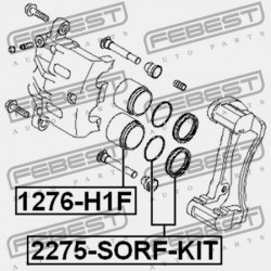 ELSŐ FÉKNYEREG DUGATTYÚ HYUNDAI SANTA FE 00 (2000-) CIS 58112-37500