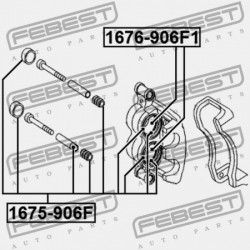 ELSŐ FÉKNYEREG DUGATTYÚ MERCEDES BENZ SPRINTER 906 2005-2013 A0044205883