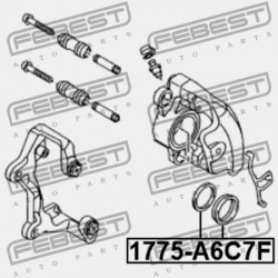 JAVÍTÓKÉSZLET, ELSŐ FÉKNYEREG AUDI Q5 2009- MEX 8R0698471