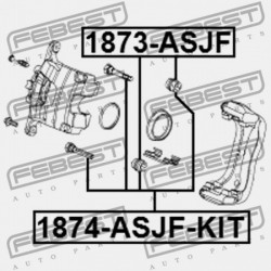 ELSŐ FÉKNYEREG VEZETŐ PERSELY OPEL ASTRA J 2010-2015 1605133
