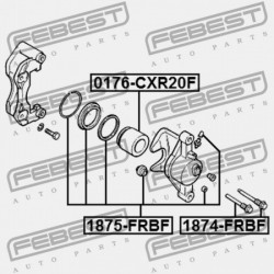 JAVÍTÓKÉSZLET, ELSŐ FÉKNYEREG OPEL FRONTERA B 1998-2004 1605948