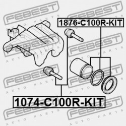 HÁTSÓ FÉKNYEREG DUGATTYÚ JAVÍTÁSA OPEL ANTARA 2006- 4808863