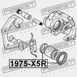 JAVÍTÓKÉSZLET, HÁTSÓ FÉKNYEREG BMW X5 E53 1999-2006 ECE 34211166238