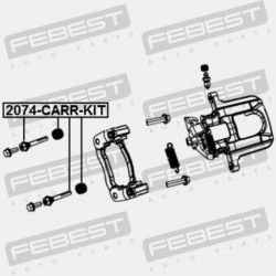 HÁTSÓ FÉKNYEREG VEZETŐ PERSELY DODGE JOURNEY ÚJ 2012- 68144165AA