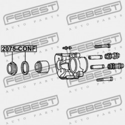 JAVÍTÓKÉSZLET, ELSŐ FÉKNYEREG CHRYSLER VOYAGER III 1996-2000 04364781