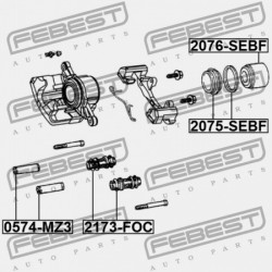 ELSŐ FÉKNYEREG DUGATTYÚ CHRYSLER SEBRING (JR) 2001-2006 05018909AA