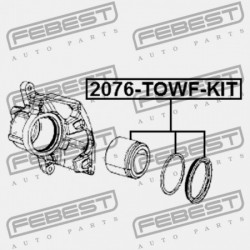 ELSŐ FÉKNYEREG DUGATTYÚ JAVÍTÁSA JEEP GRAND CHEROKEE III 2004-2010 68003698AB