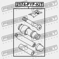 ELSŐ FÉKNYEREG VEZETŐ PERSELY FORD TRANSIT FY 2000-2006 EU 4055851