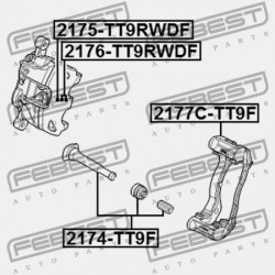 FÉKNYEREGVEZETŐ PERSELY ELÖL FORD TRANSIT TT9 2006-2013 EU 1433957