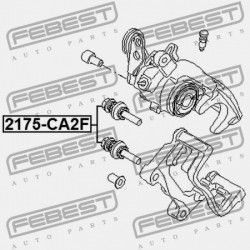 JAVÍTÓKÉSZLET, HÁTSÓ FÉKNYEREG FORD FOCUS CB4 2008-2011 EU 1458771