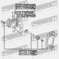 JAVÍTÓKÉSZLET, HÁTSÓ FÉKNYEREG FORD TRANSIT TT9 2006-2013 EU 1521636