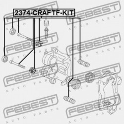 ELSŐ FÉKNYEREG VEZETŐ PERSELY VOLKSWAGEN CRAFTER 2006- MEX 2E0698647D
